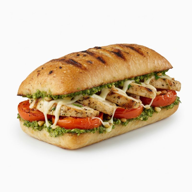 Grilled Chicken Pesto